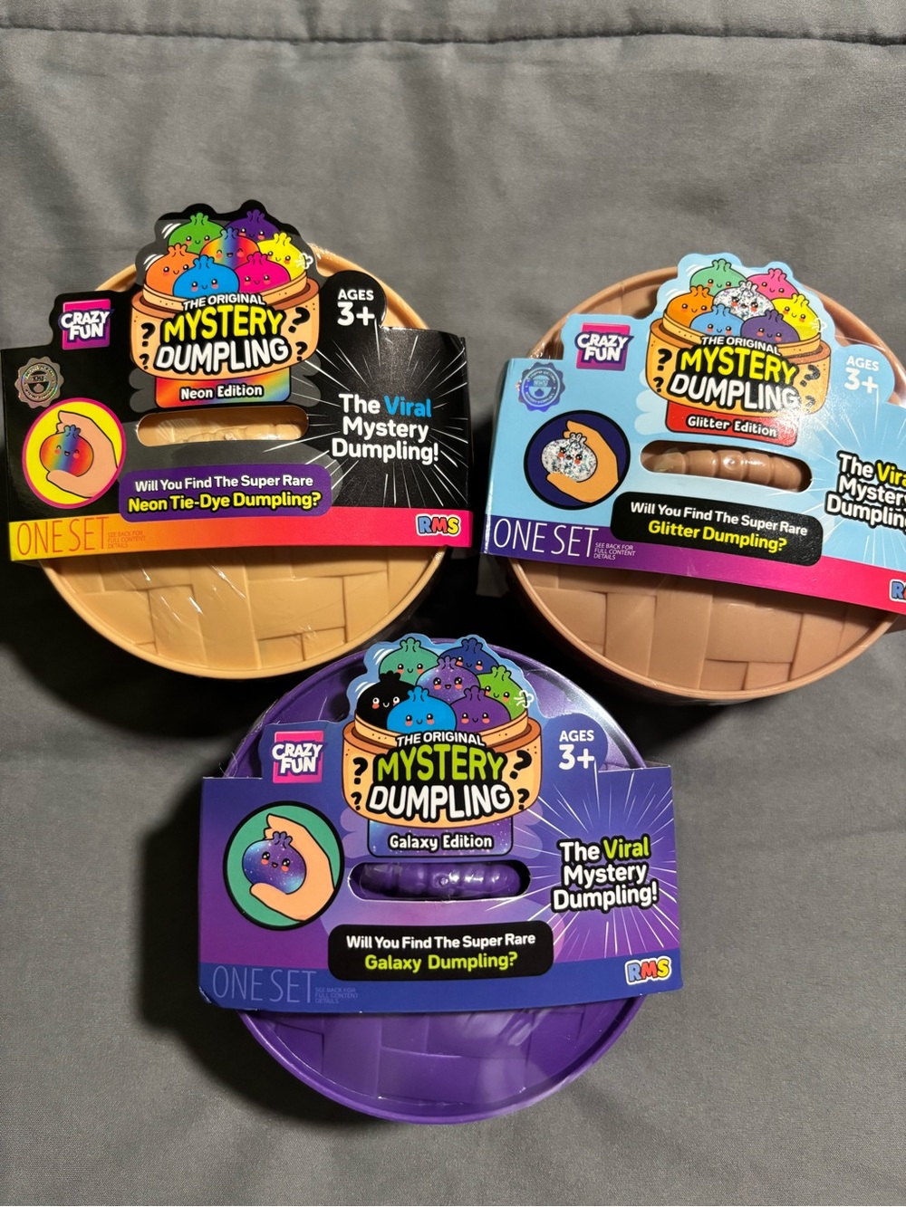 Mystery Dumplings NEW EDITIONS- Neon, Galaxy and Glitter -  NEW